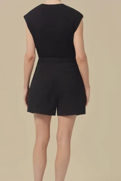 Amour Vert AGOLDE Becker Denim Short Black Sale