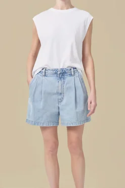Amour Vert AGOLDE Becker Denim Short Rotate Sale