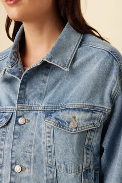 Amour Vert AGOLDE Charli Denim Jacket Debate New