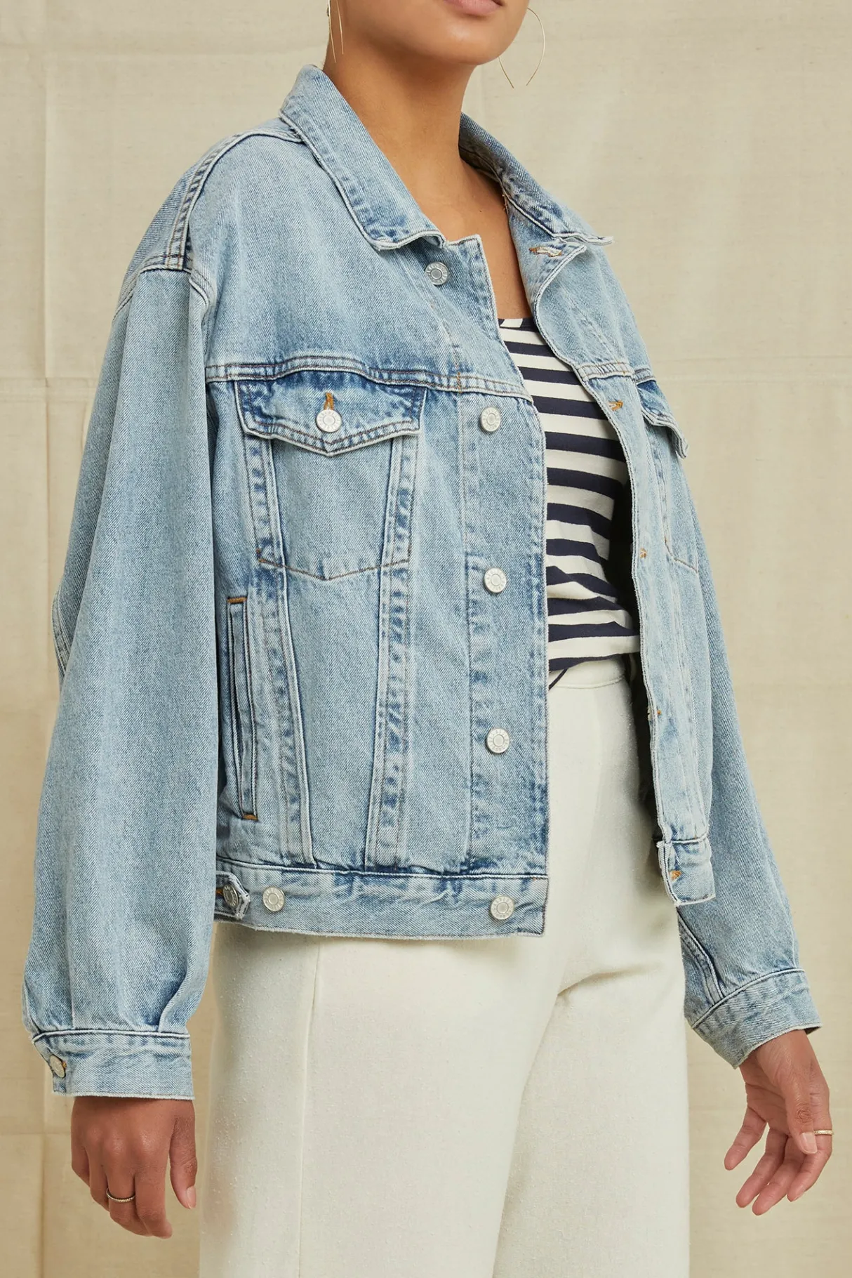 Amour Vert AGOLDE Charli Denim Jacket Veer Sale