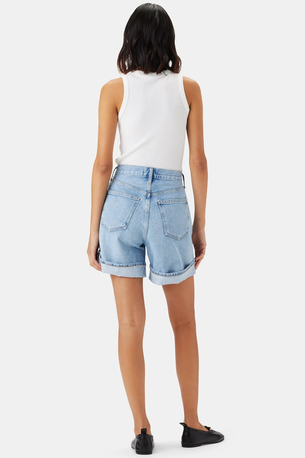 Amour Vert AGOLDE Dame Denim Short Tension Best