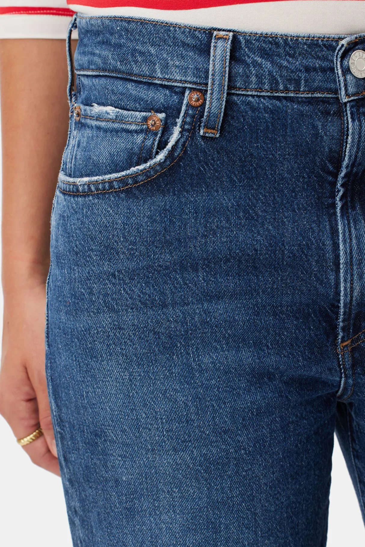 Amour Vert AGOLDE Harper Wide Straight Jean Tempo Sale