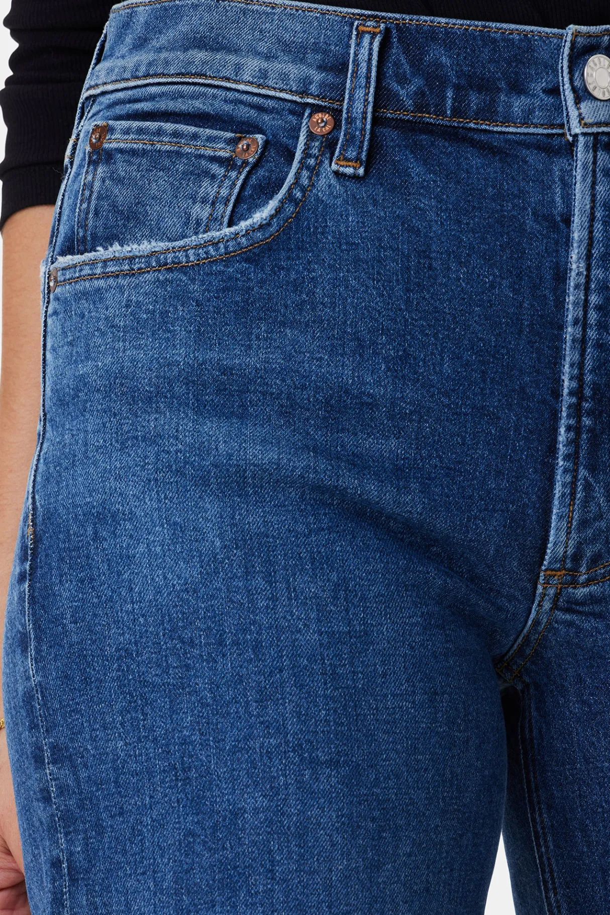 Amour Vert AGOLDE Kye Mid Rise Straight Crop Jean Mirage Clearance