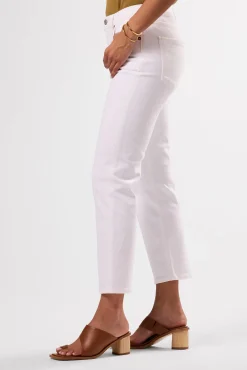 Amour Vert AGOLDE Kye Mid Rise Straight Crop SourCream Fashion