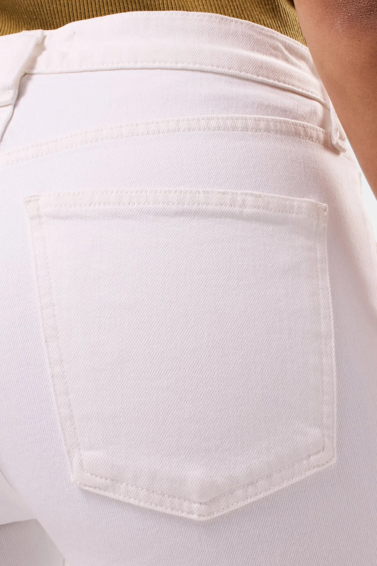 Amour Vert AGOLDE Kye Mid Rise Straight Crop SourCream Fashion