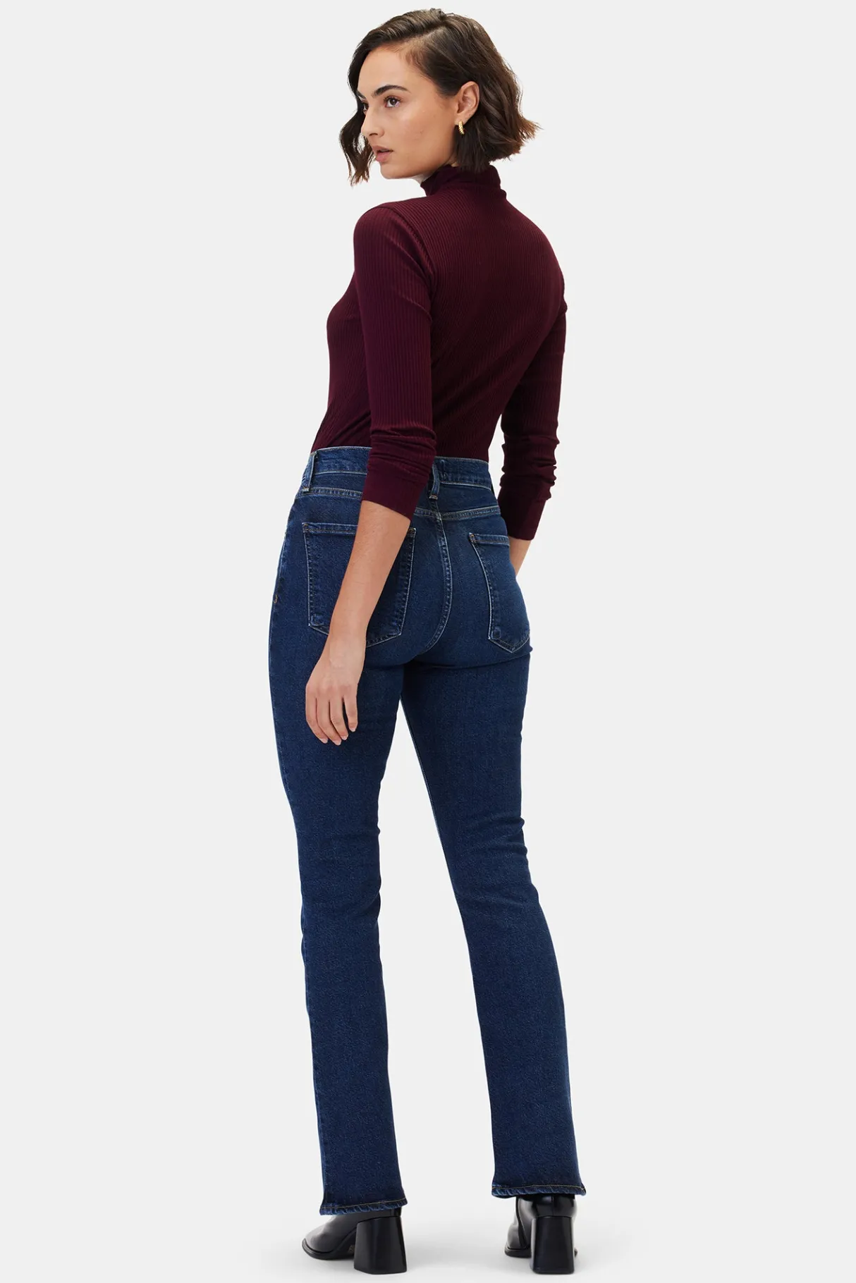 Amour Vert AGOLDE Nico High Rise Slim Boot Song Hot