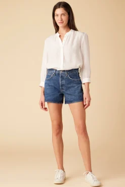 Amour Vert AGOLDE Parker Long Denim Short Enamor New