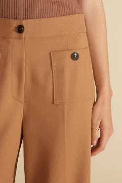 Amour Vert Alete Patch Pocket Pant Camel Best