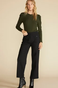 Amour Vert Alete Patch Pocket Pant Black Online