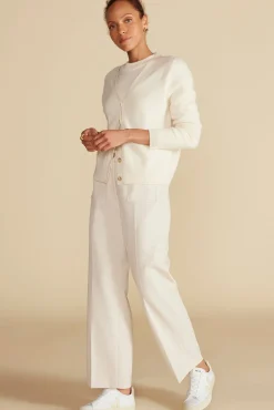 Amour Vert Alete Patch Pocket Pant Ivory Fashion