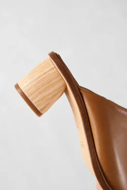 Amour Vert Alohas Josie Leather Sandal Tan Fashion