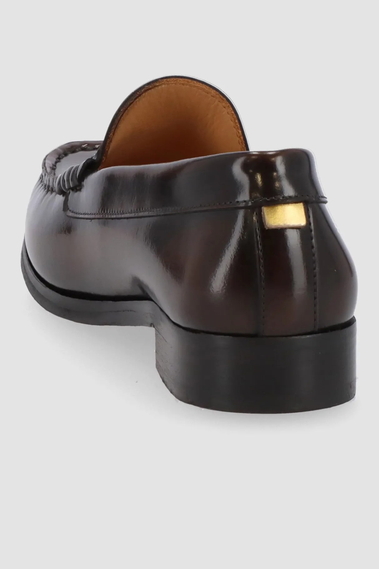 Amour Vert Alohas Rivet Leather Loafers Brown Online