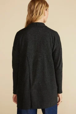 Amour Vert Bailey Wool Sweater Coat CharcoalGrey Hot