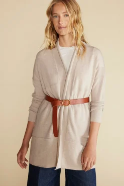 Amour Vert Bailey Wool Sweater Coat OatmealBeige Sale