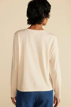 Amour Vert Berkeley Long Sleeve Tee SandBeige New