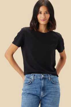 Amour Vert Berkeley Organic Cotton Tee Black Best