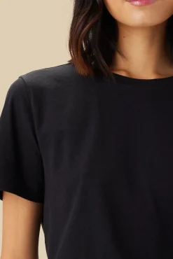 Amour Vert Berkeley Organic Cotton Tee Black Best