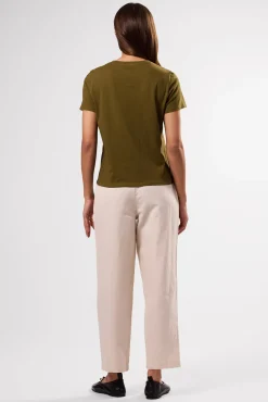 Amour Vert Berkeley Organic Cotton Tee OliveGreen Sale