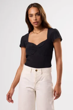 Amour Vert Beryl Blouse Black New