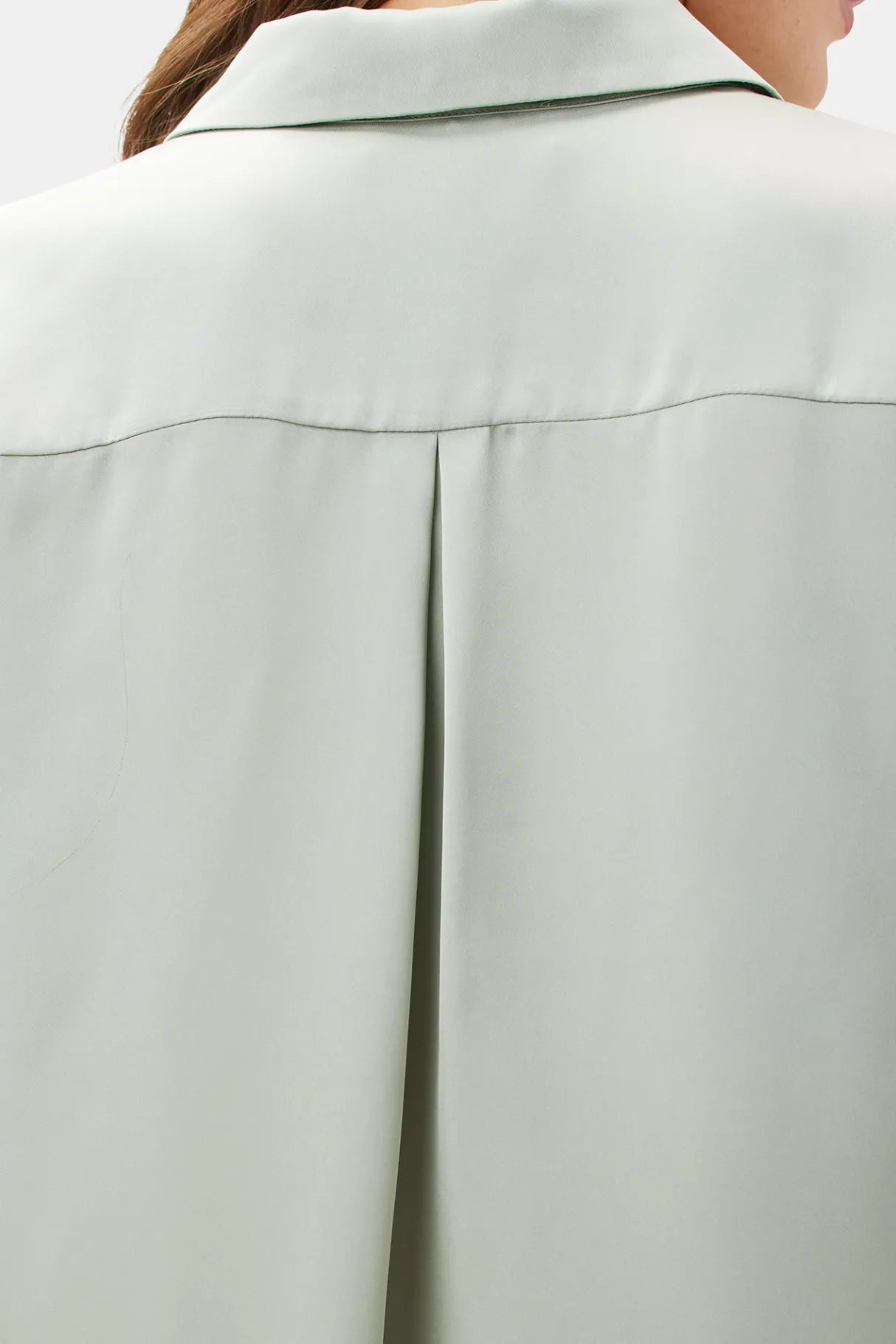 Amour Vert Bixby Pocket Blouse MintGreen Clearance