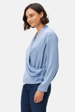 Amour Vert Calais Blouse Horizon Discount