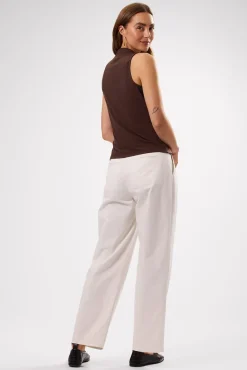 Amour Vert Calais Stretch Knit Tank Espresso Clearance