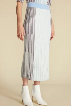 Amour Vert Cerise Knit Midi Skirt Multi Fashion