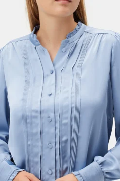 Amour Vert Charlotte Blouse HorizonBlue Hot