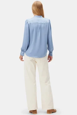 Amour Vert Charlotte Blouse HorizonBlue Hot