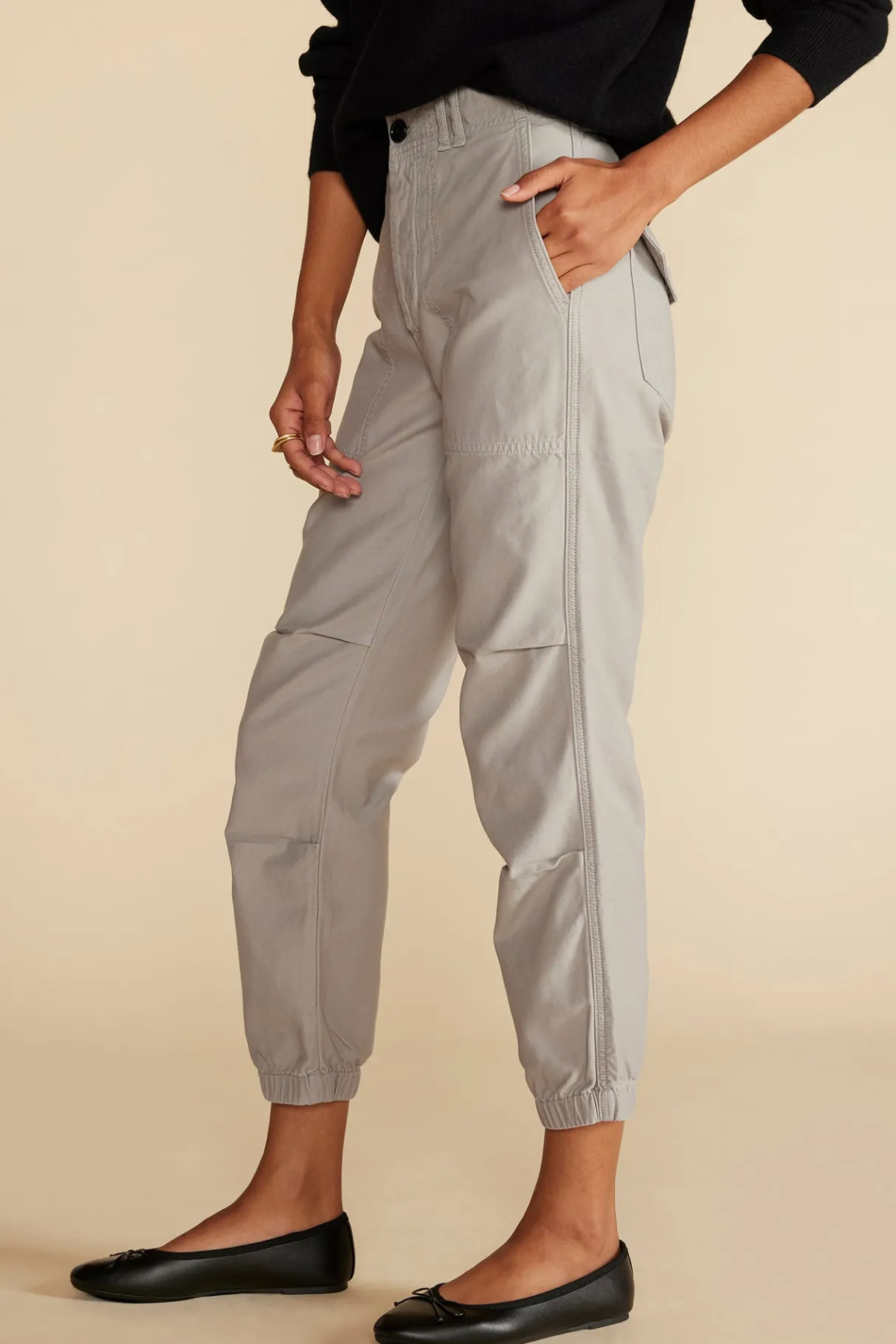 Amour Vert Citizens of Humanity Agni Utility Trouser Taupe Hot