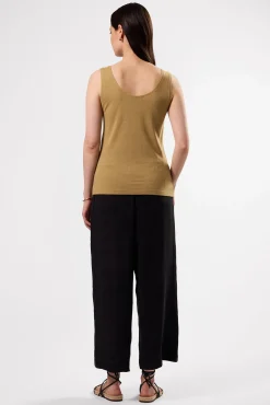 Amour Vert Clarisse Silk Knit Tank Elm Clearance