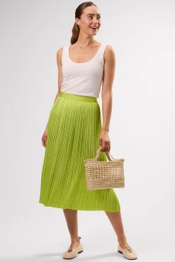Amour Vert Clarisse Silk Knit Tank Ivory Fashion