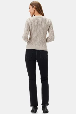 Amour Vert Clementine Sweater Oatmeal Sale