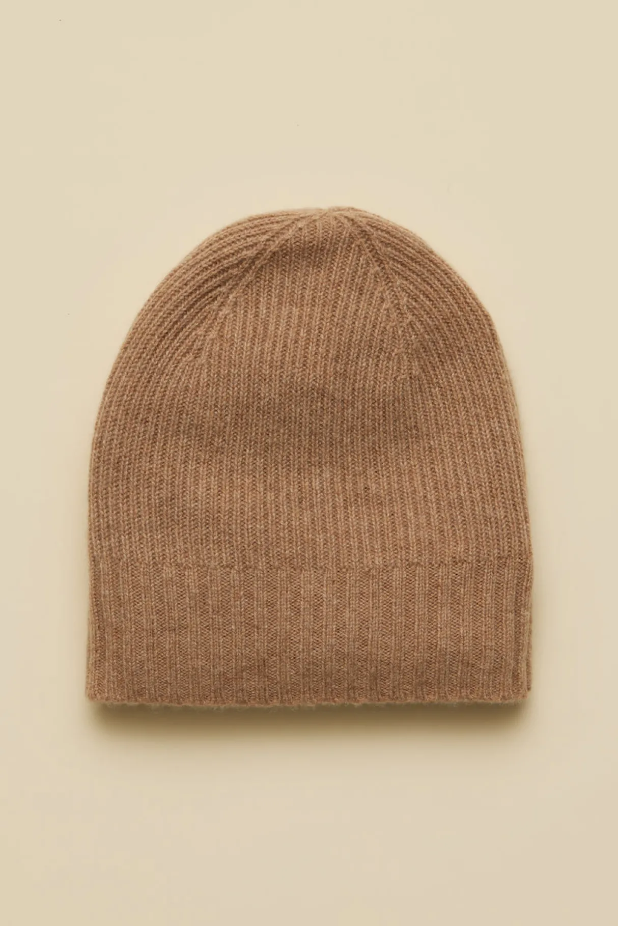 Amour Vert Colby Cashmere Beanie CafeAuLait Clearance