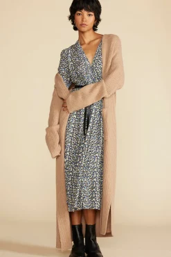 Amour Vert Danielle Puff Sleeve Dress RennesSkyBlueFloralPrint Hot