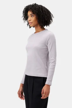 Amour Vert Eleanor Long Sleeve Baby Rib Tee Lilac Best