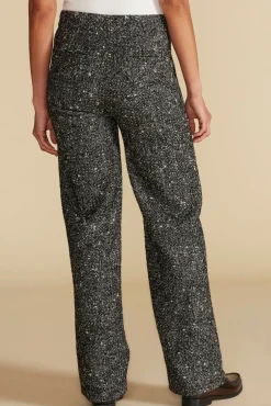Amour Vert Estie Straight Leg Pant BlackHerringbone Hot