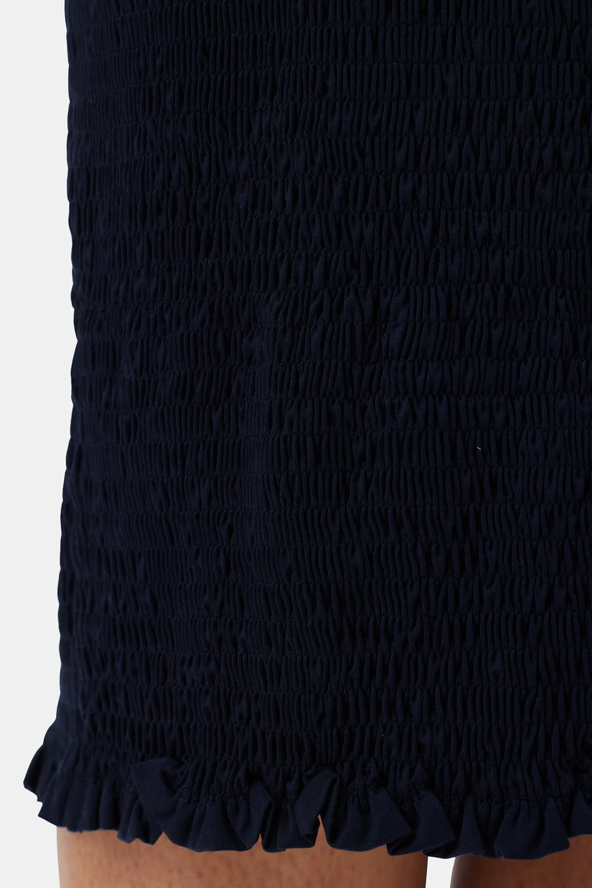 Amour Vert Eunice Smocked Skirt Slate Outlet