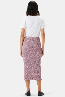 Amour Vert Eunice Smocked Skirt AlessiaMulberry Online