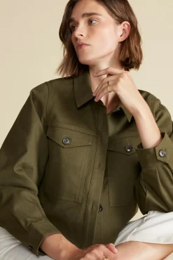 Amour Vert Genevieve Organic Cotton Jacket CallaGreen Sale