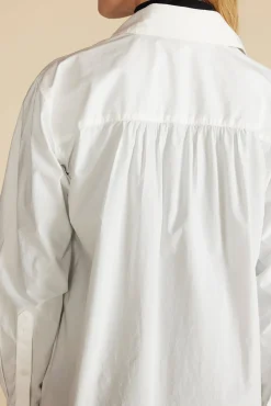 Amour Vert Henri Button Down Shirt White New