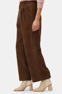 Amour Vert Holland Wool Pant RustPlaid Sale
