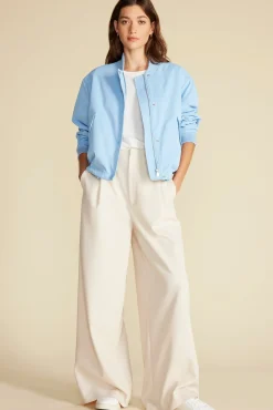 Amour Vert Jarrel Bomber Jacket SkyBlue Best