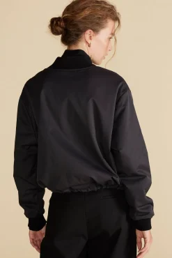 Amour Vert Jarrel Bomber Jacket Black Online