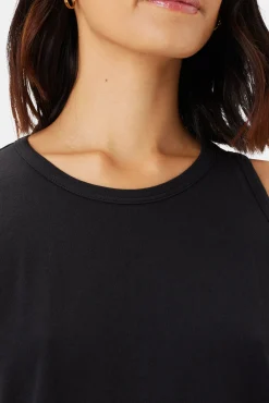 Amour Vert Jillian Organic Cotton Tank Black Online
