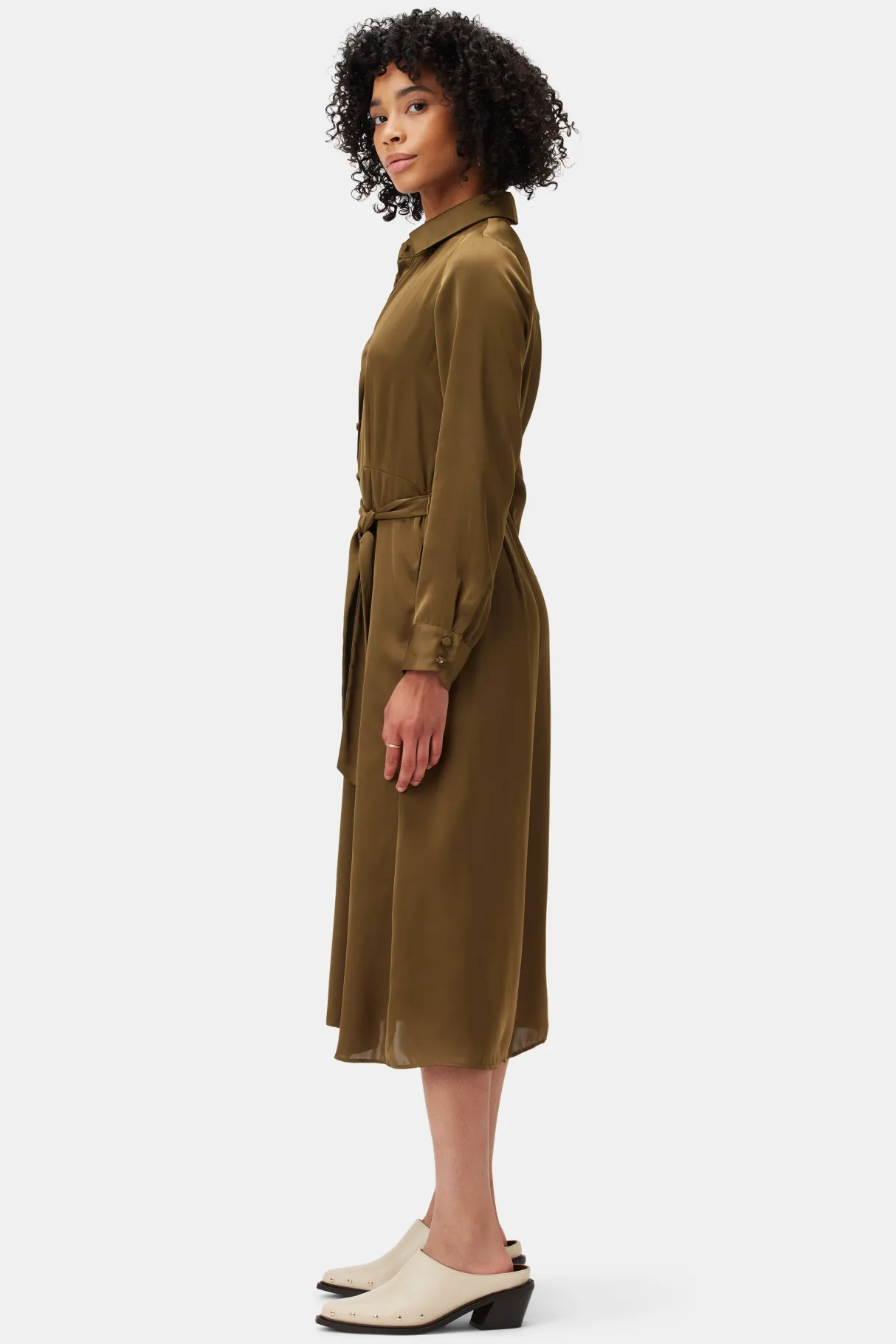 Amour Vert Joyce Dress BronzedOlive Sale