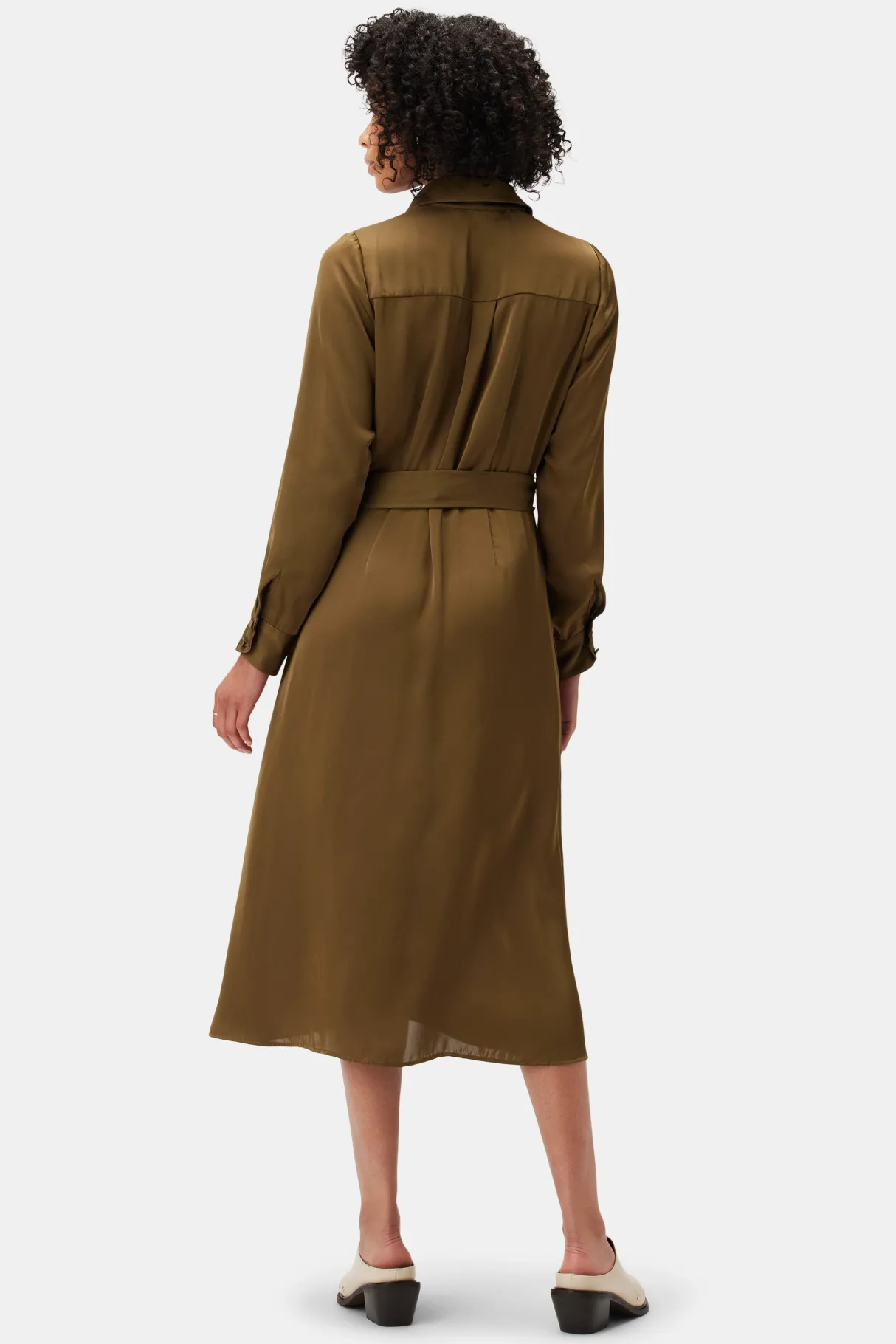 Amour Vert Joyce Dress BronzedOlive Sale