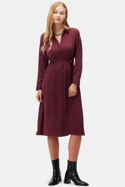 Amour Vert Joyce Dress Plum Online
