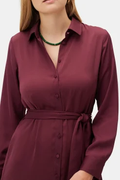 Amour Vert Joyce Dress Plum Online