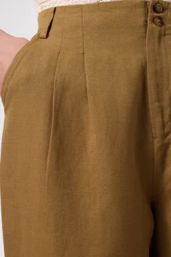 Amour Vert Larisa Cotton Linen Pant Elm Sale